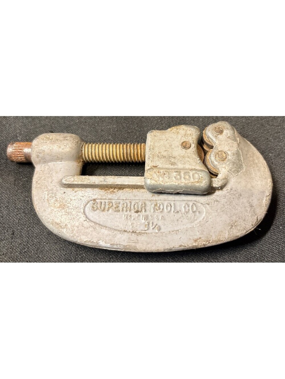 Vintage Pipe Cutter Superior Tool Co. No. 350 Made In USA Great Tool